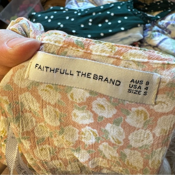 Faithfull the Brand Margot Tie Front Cutout Dress - Picture 5 of 5